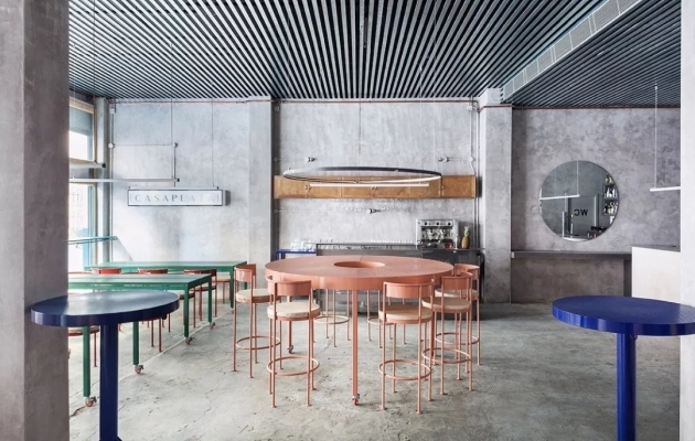 西班牙餐廳設(shè)計案例:極簡而高級