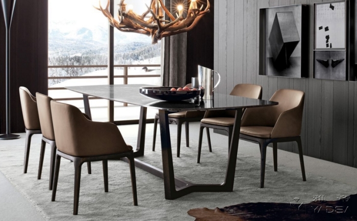 北歐簡約實木餐椅