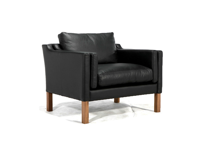 單人位真皮沙發(fā)椅（Borge Mogensen 2211 Chair）
