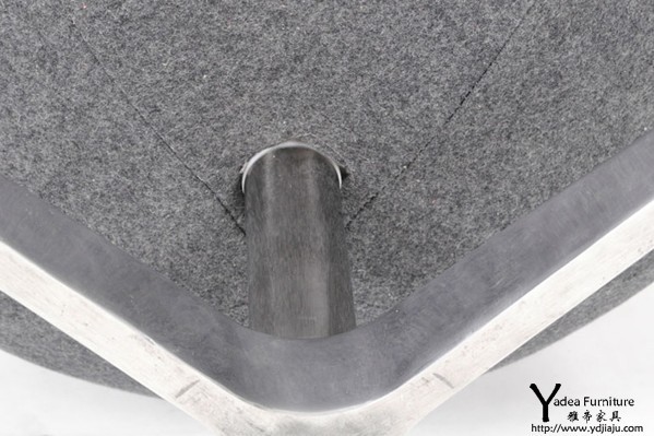 灰色羊毛絨布蛋椅(Egg Chair cashmere grey)