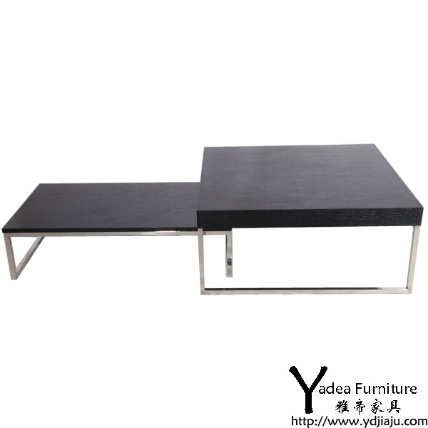 長方形實木咖啡桌